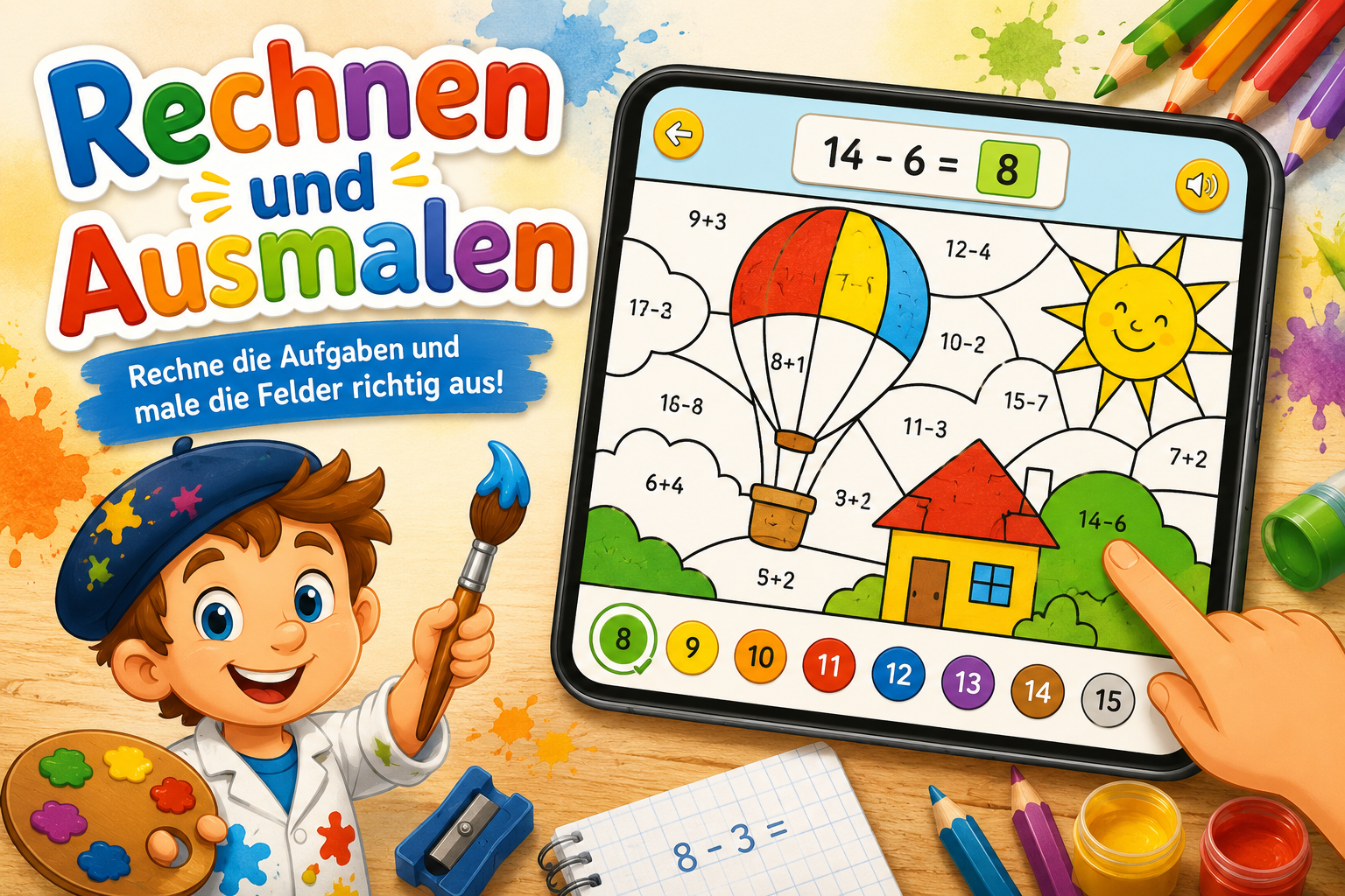 Rechnen und Malen
